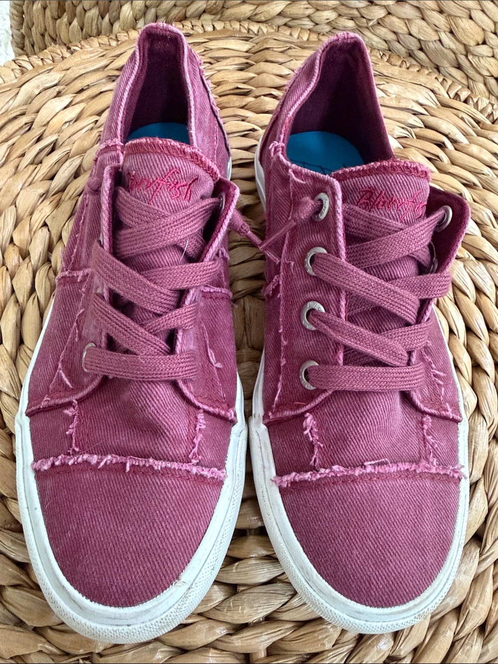 Blowfish Burgundy / Wine Lace-Up Sneakers